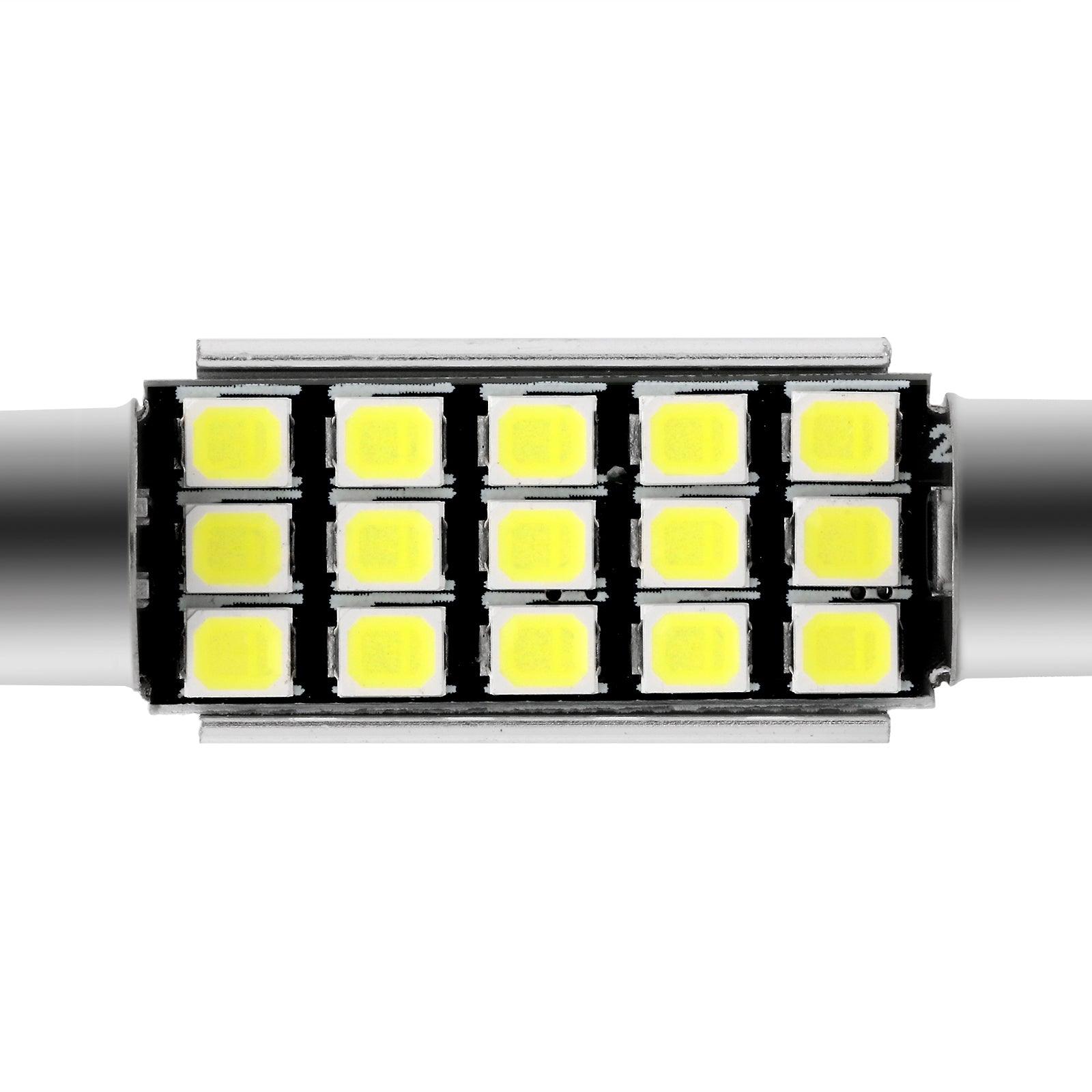 Auxbeam 41mm Festoon LED Interior Light Bulbs – 578 / 211-2 / 212-2 / 214-2, 2.7W, 500LM, 6500K White (2 Pack)