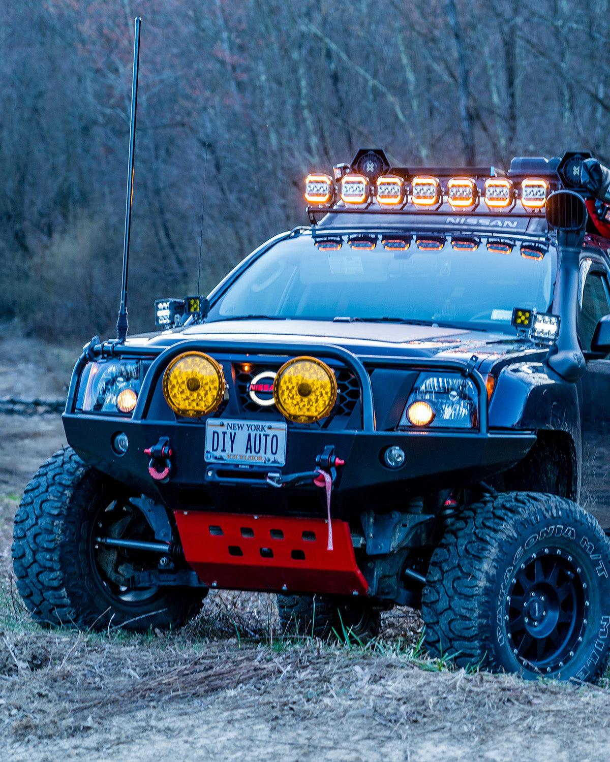 Auxbeam XP-ULTRA Series 5" LED Side Shooter Pods – 174W, White DRL & Amber Turn Signal