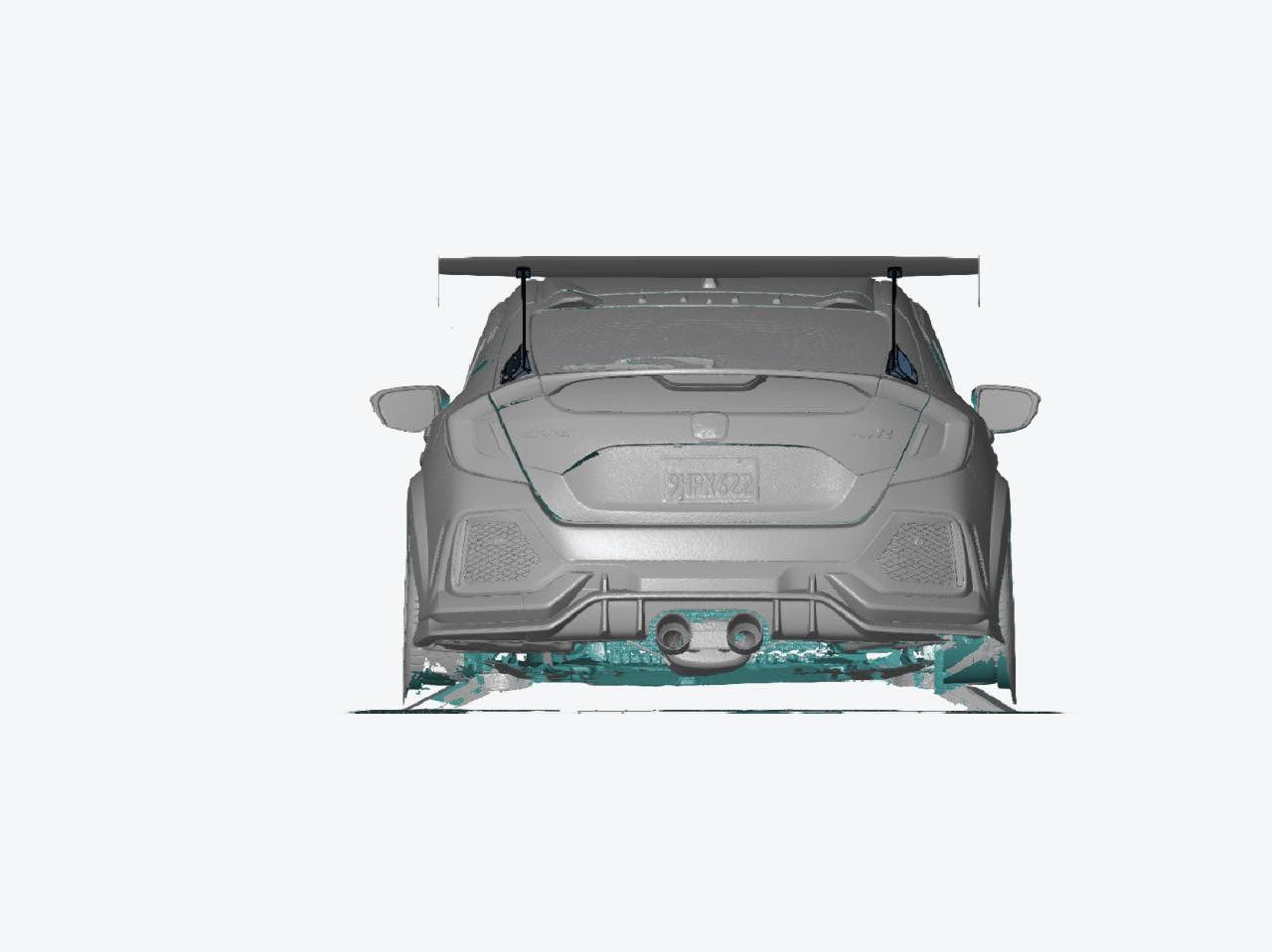 Epsilon+ GT Wing for 17-21 Honda Civic Type R / Honda Civic Sport [FK7/FK8]