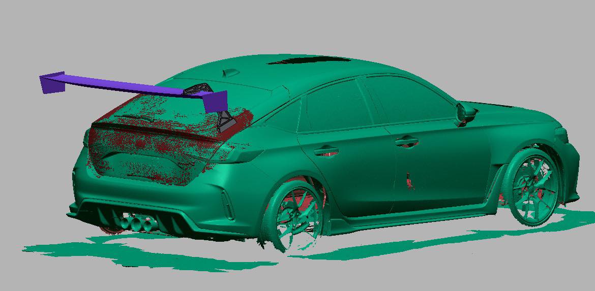 Epsilon+ GT Wing for 23-26 Honda Civic Type R [FL5]