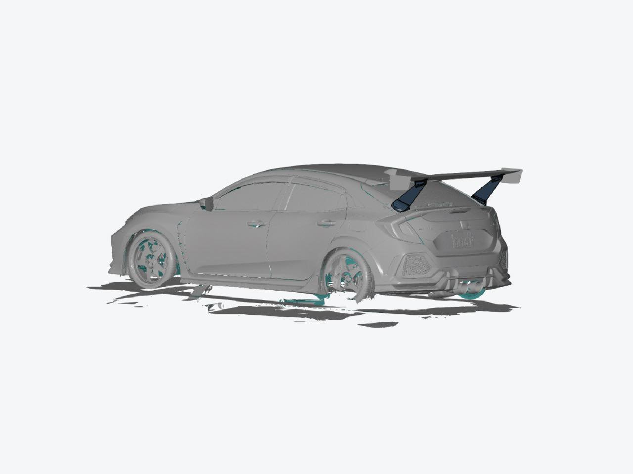 Epsilon+ GT Wing for 17-21 Honda Civic Type R / Honda Civic Sport [FK7/FK8]