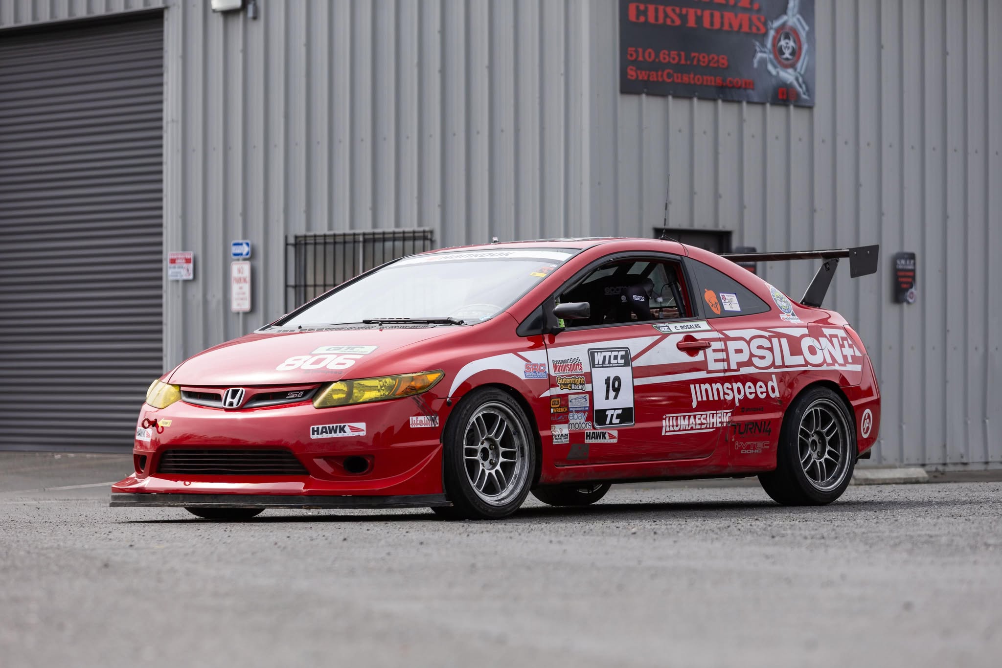 Epsilon+ Front Lip for 06-08 Honda Civic Coupe [FG2]