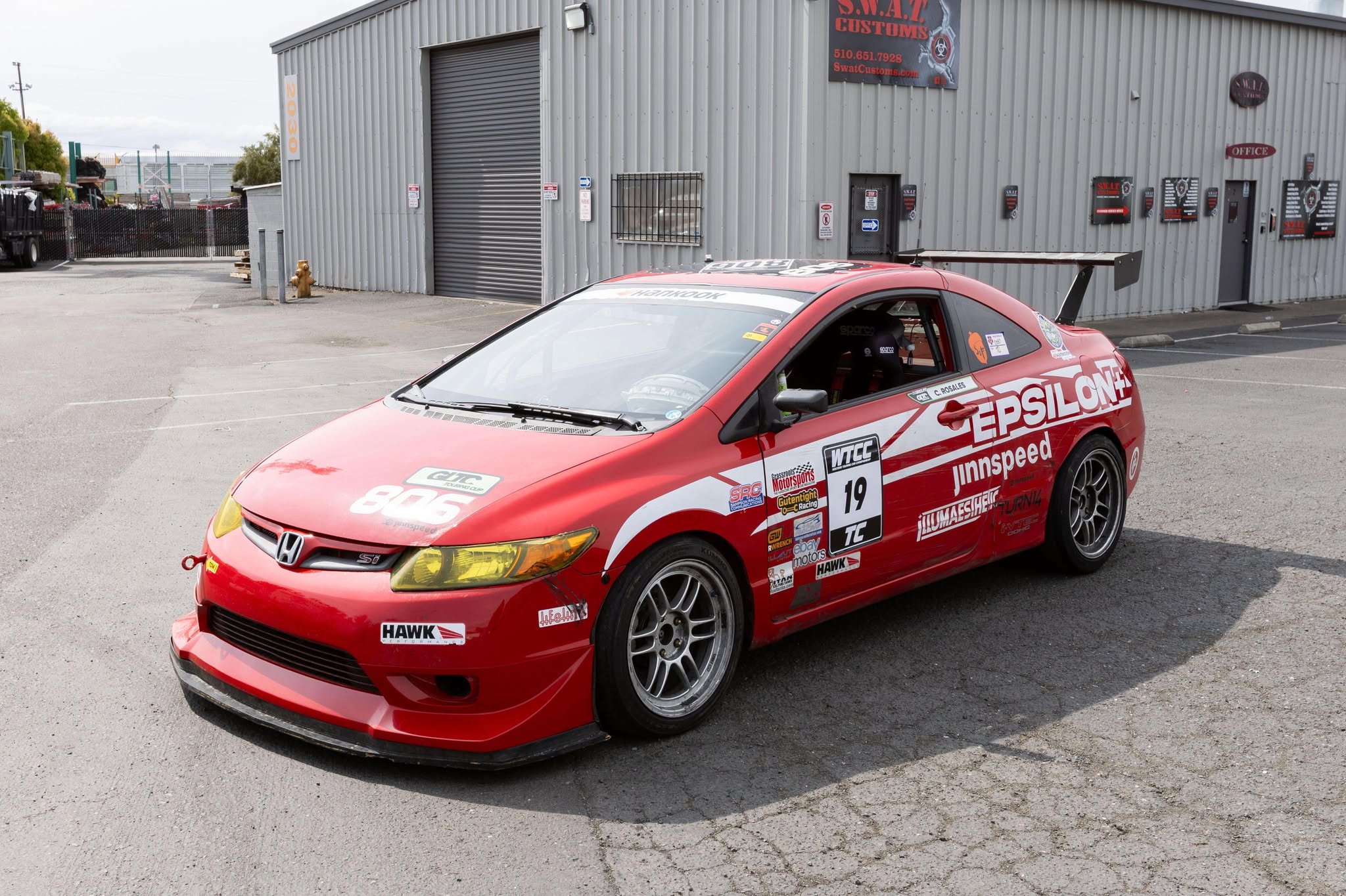Epsilon+ Front Lip for 06-08 Honda Civic Coupe [FG2]