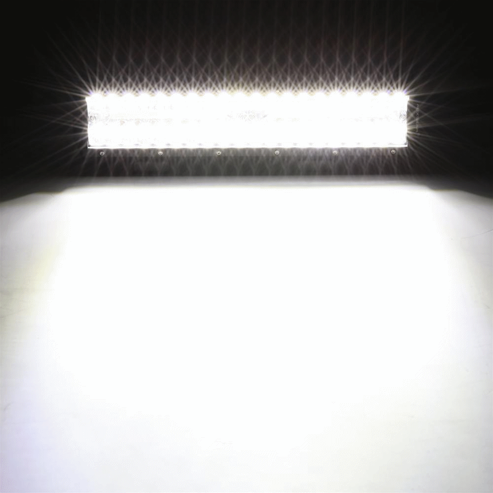 Auxbeam 6 Modes Series LED Light Bar – 4", 12", White & Amber
