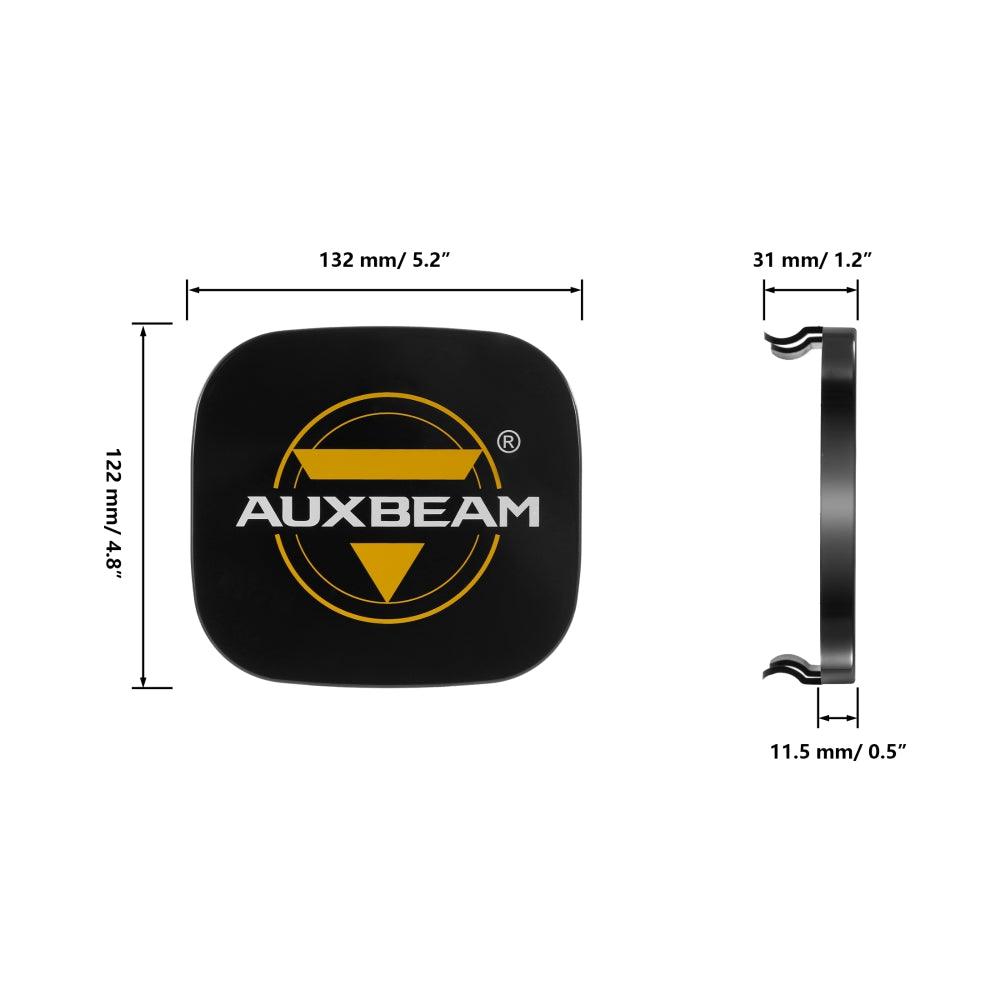 Auxbeam 5" LED Pod Lights – 132W, Amber DRL, with Power Harness (8PCS)