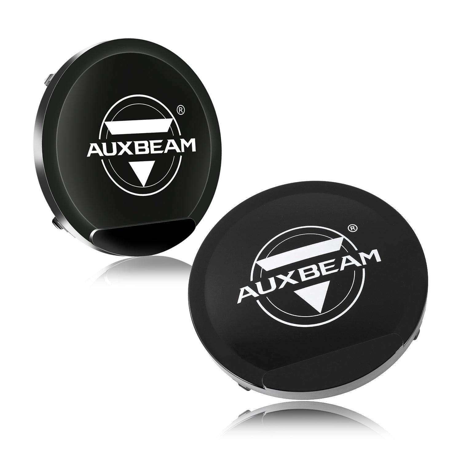 Auxbeam 9" Round LED Light Covers – Black (2-Pack)