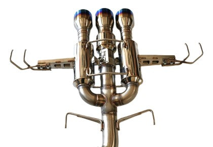 Invidia Gemini R400 Full Catback Exhaust w/ Triple Tips + Front Pipe for 2023+ Honda Civic Type R [FL5]