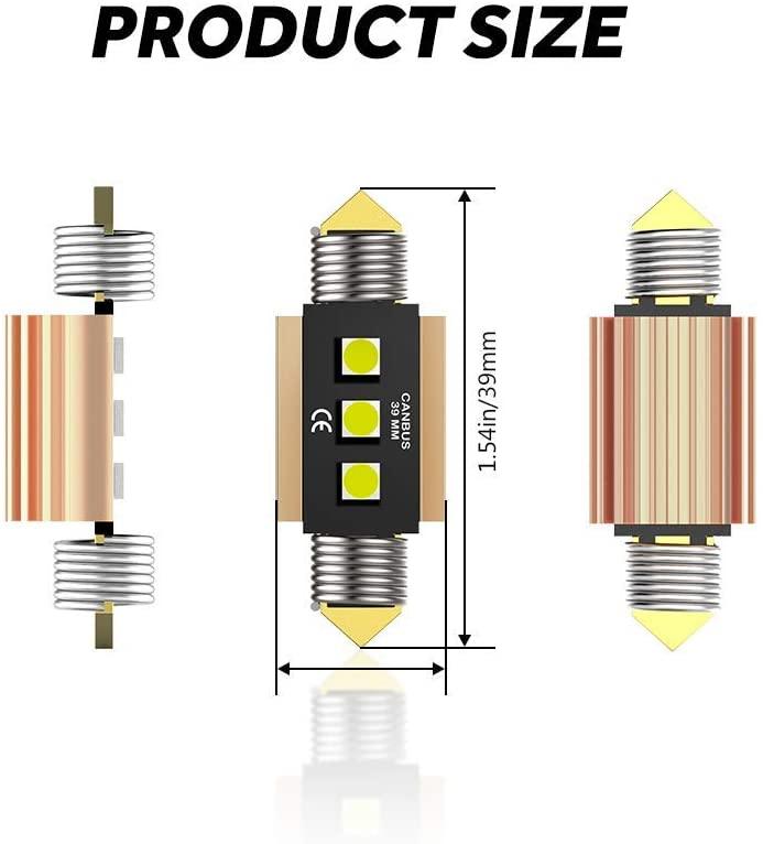 Auxbeam CANBUS Festoon LED Bulbs – Interior Dome, Map & License Plate Lights