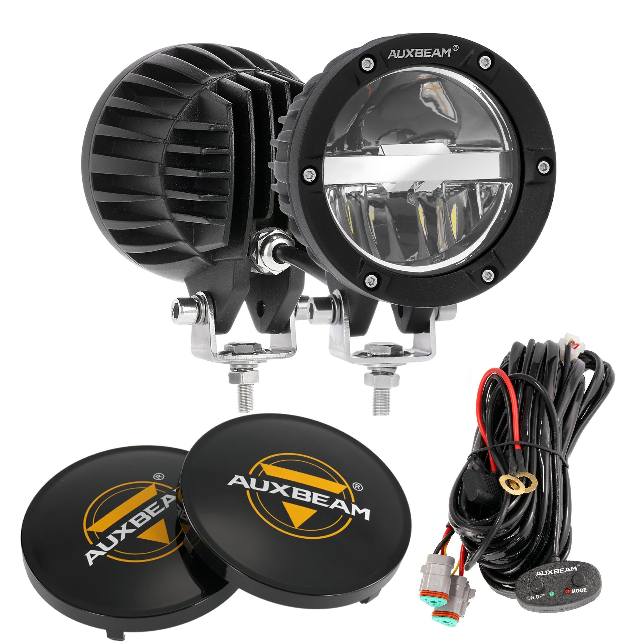 Auxbeam C4 Series 4" LED Driving Lights – 100W, Combo Beam