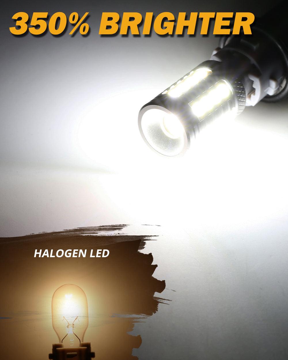 Auxbeam 912 / 921 T15 W16W LED Reverse & Backup Light Bulbs – B3 Series, 20W, 350% Brighter, 6500K White, CAN-Bus Error-Free (2 Pack)
