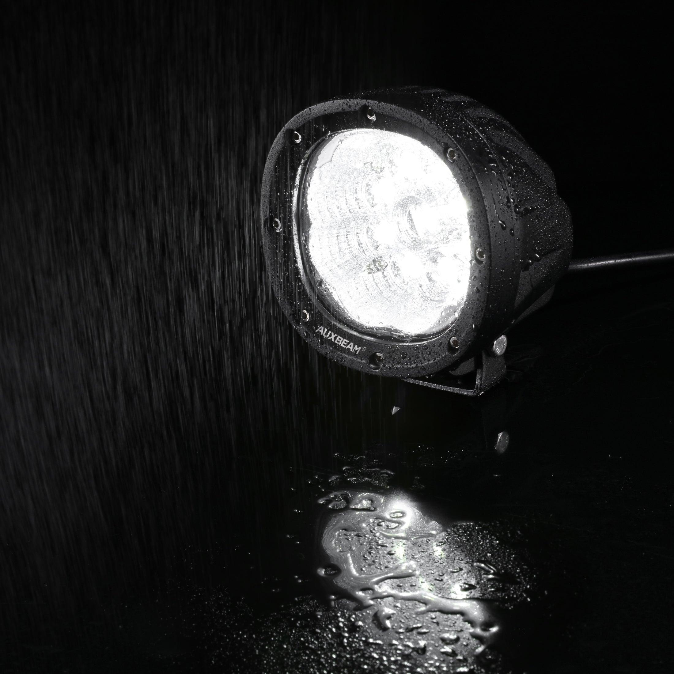 Auxbeam P4 Series 4" LED Driving Lights – 90W, 9,000LM, White Flood Beam