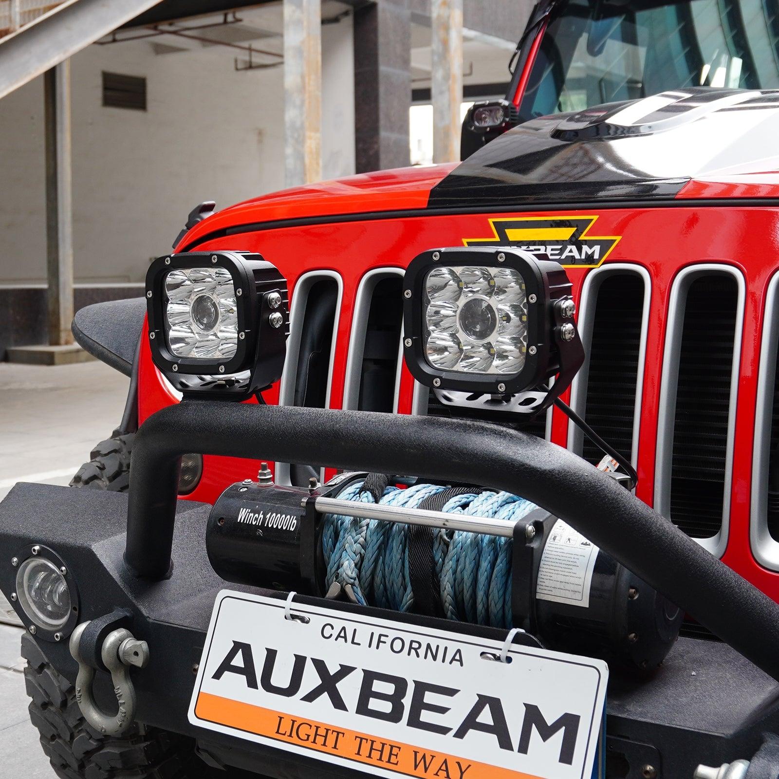 Auxbeam XP-ULTRA Series 5" LED Light Pods – 110W, 11,000LM, White/Amber