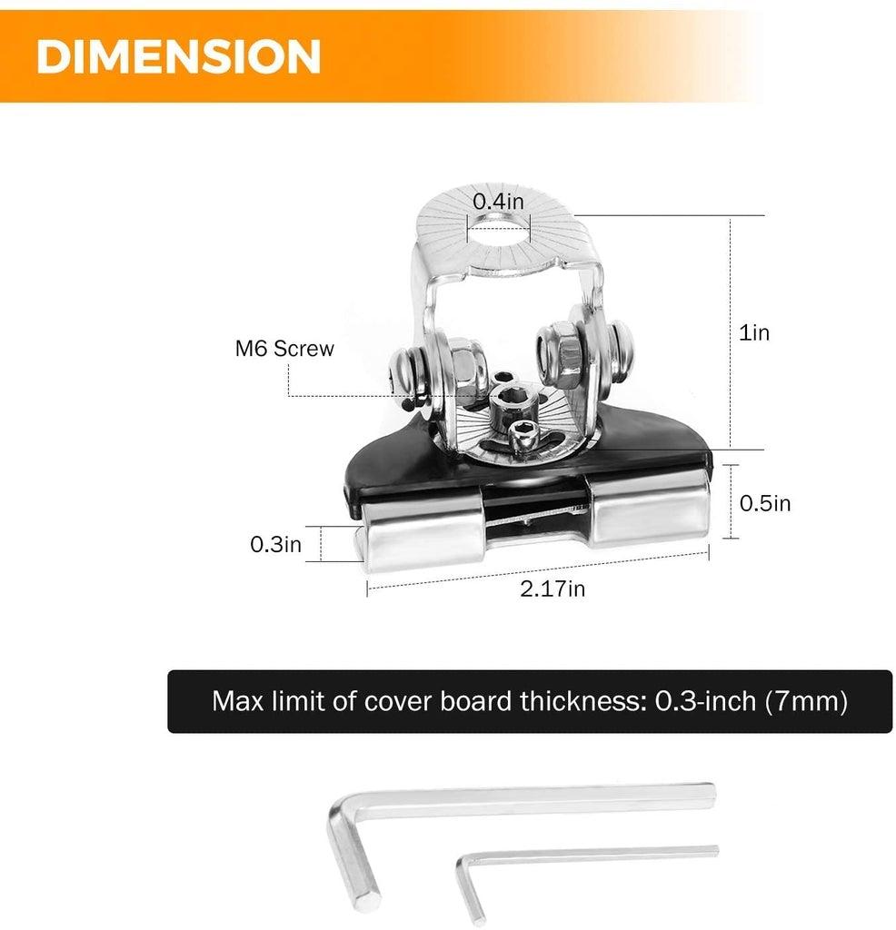 Auxbeam 3" LED Light Pods – Spot/Flood Beam, Includes Universal Mounting Brackets