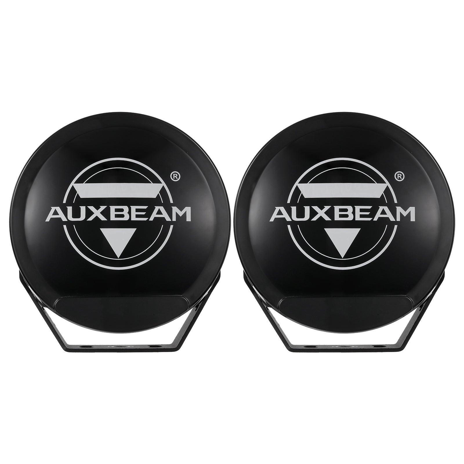 Auxbeam 9" Round LED Light Covers – Black (2-Pack)