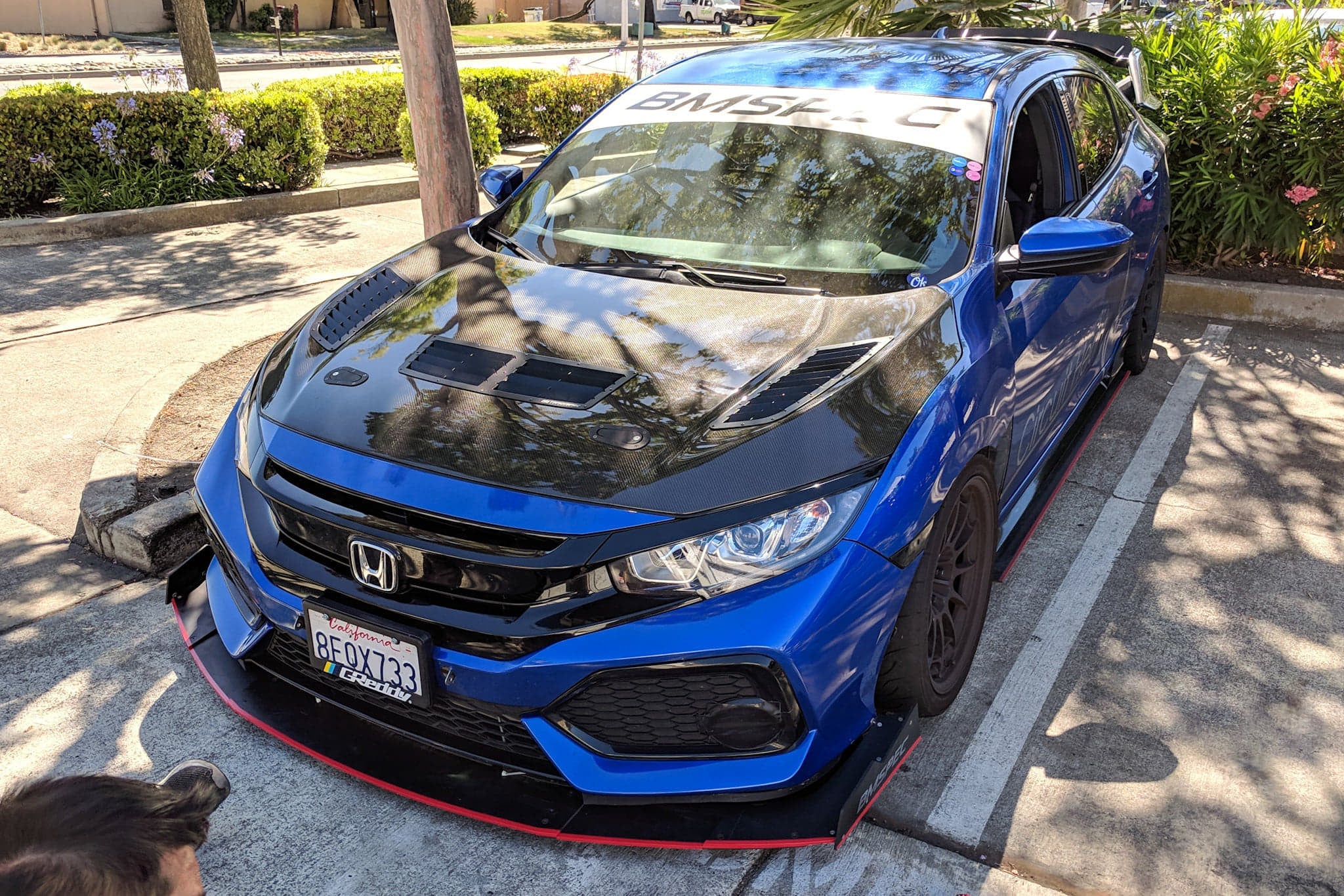 Epsilon+ Front Splitter for 17-21 Honda Civic Hatchback Sport [FK7]