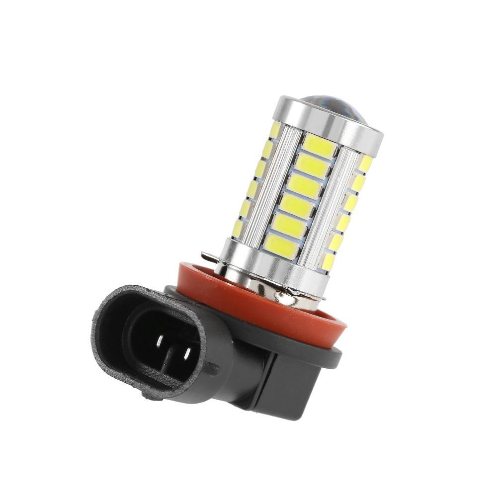 Auxbeam H11 / H9 / H8 / H16JP LED Fog Light & DRL Bulbs – 33LED Series, 50W, 4000LM, 6500K White (2 Pack)