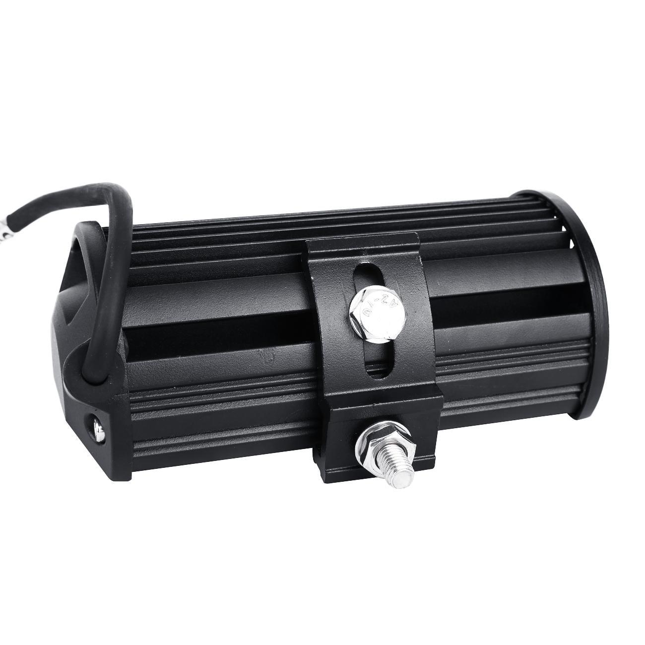 Auxbeam Classic-SM Series 6.5" Dual Row LED Light Bar – 6000K White, Spot/Flood Beam
