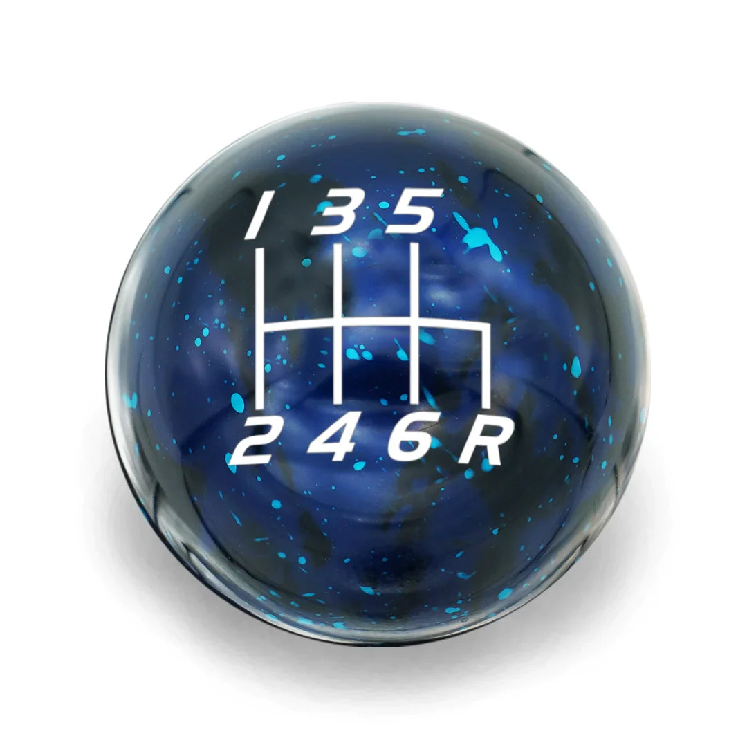 Billetworkz Cosmic Space Shift Knob - 6 Speed Velocity Engraving - Acura Fitment
