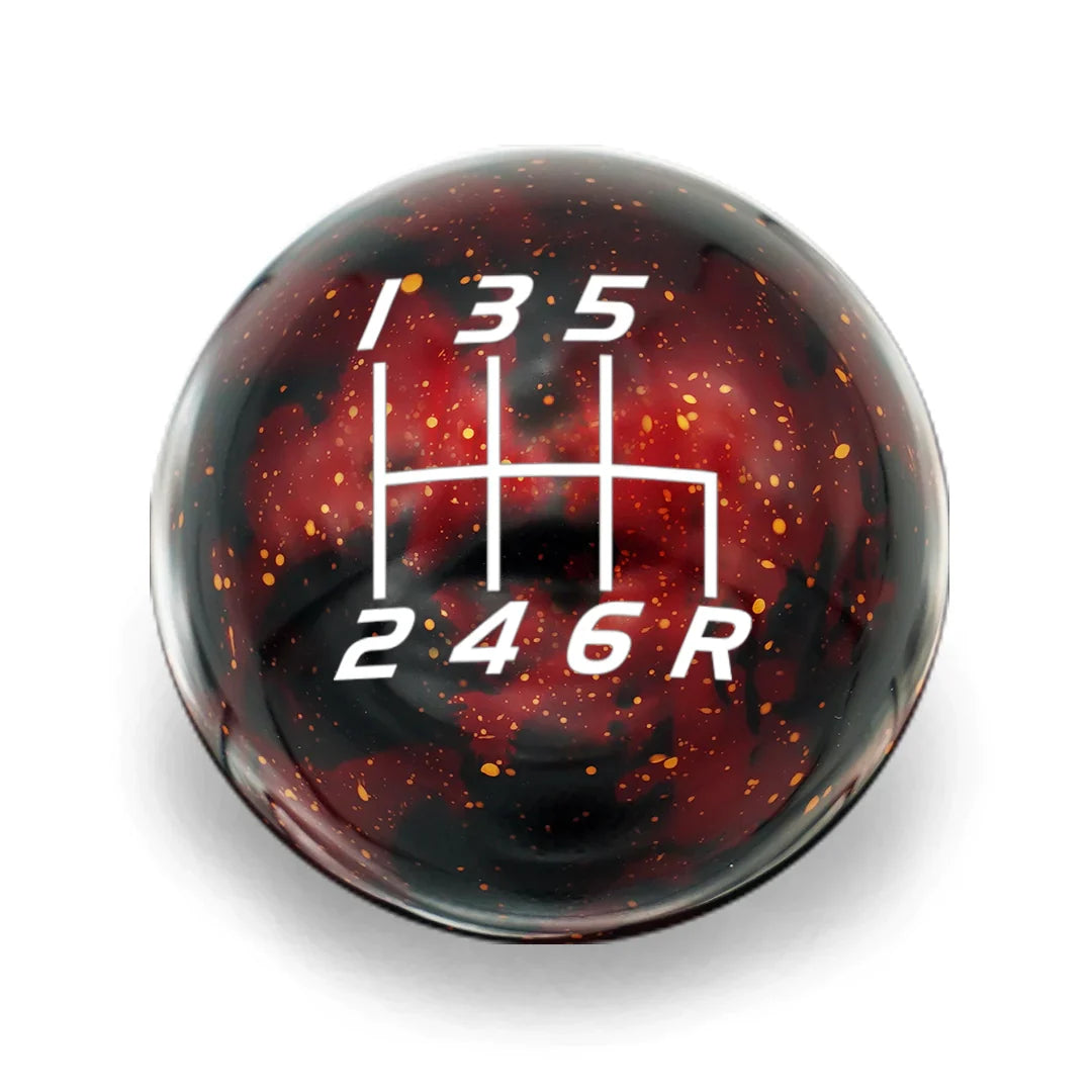Billetworkz Cosmic Space Shift Knob - 6 Speed Velocity Engraving - Acura Fitment