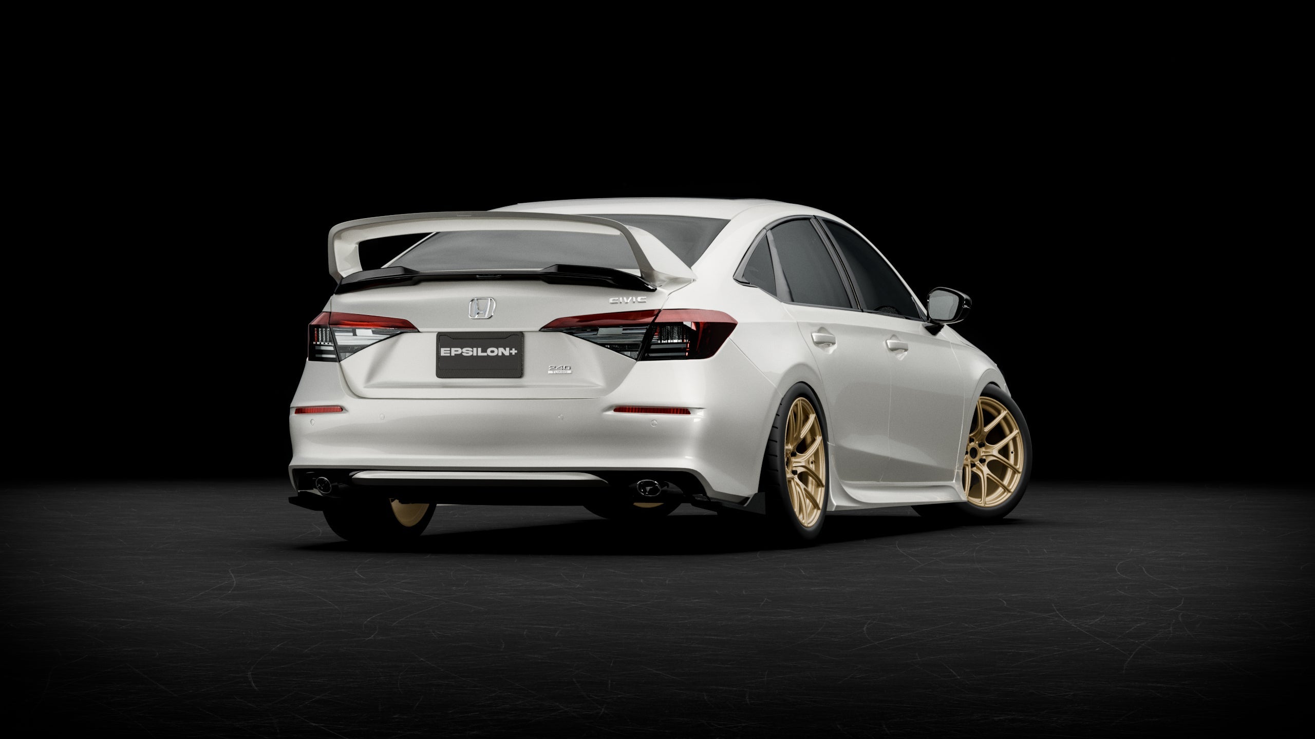 Epsilon+ Sport Wing for 22-26 Honda Civic Sedan [FE1/FE2]
