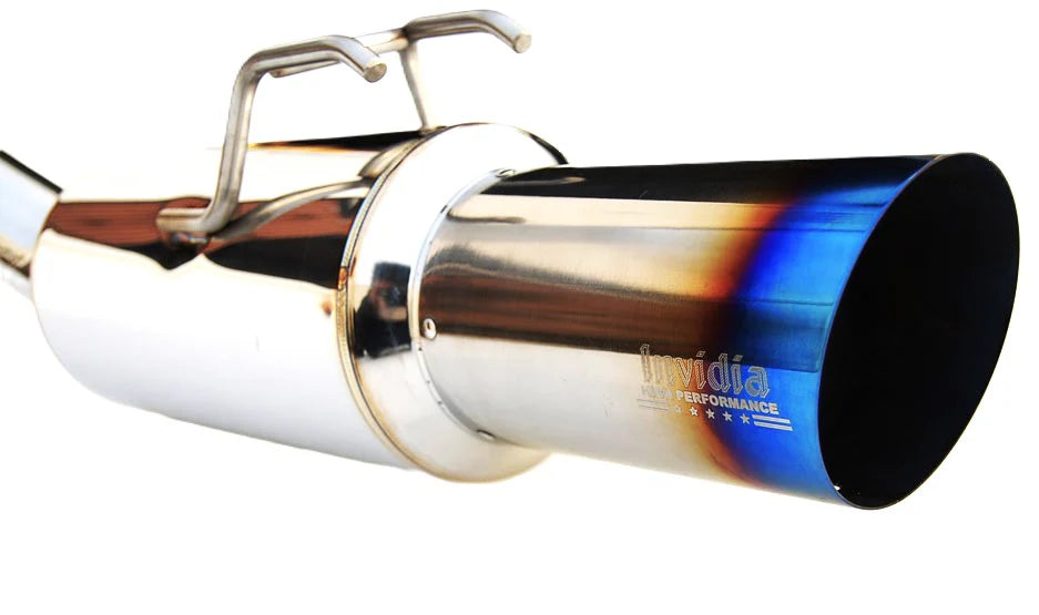 Invidia N1 Catback Exhaust with Burnt Titanium Tip for 2012-2015 Honda Civic Si Sedan