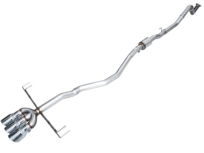 AWE Tuning Track Edition Exhaust w/ Triple Chrome Silver Tips for 2023+ Acura Integra Type S [DE5]
