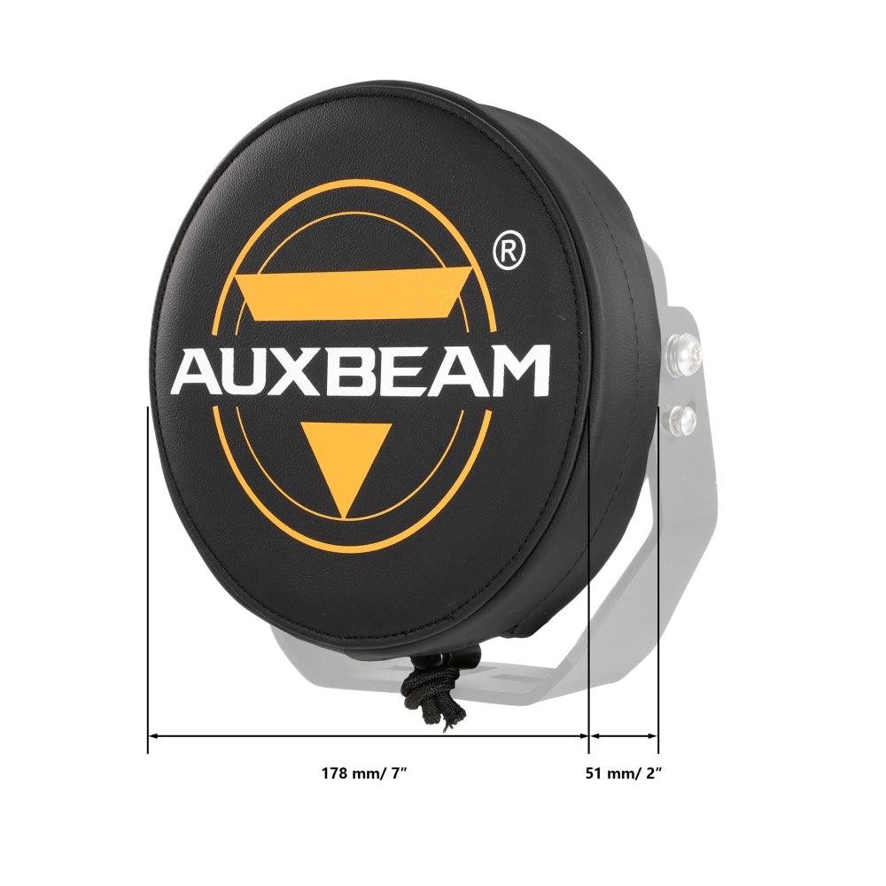 Auxbeam 360-PRO Series 7" LED Driving Lights – 230W, 33,332LM, Amber/Black Covers (Optional) (2-Pack)