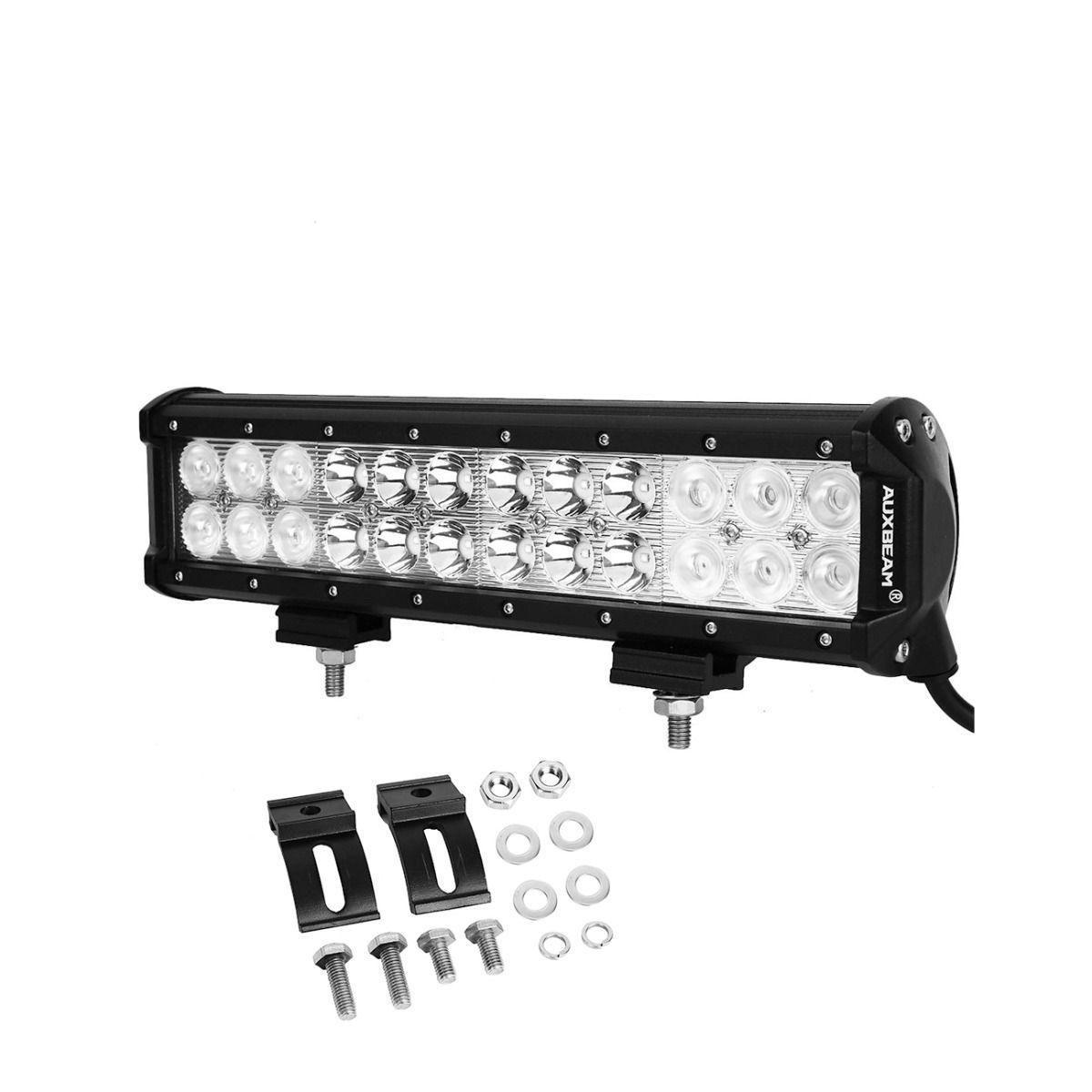 Auxbeam Classic-SM Series 12" Dual Row LED Light Bar – 6000K White, Combo Beam