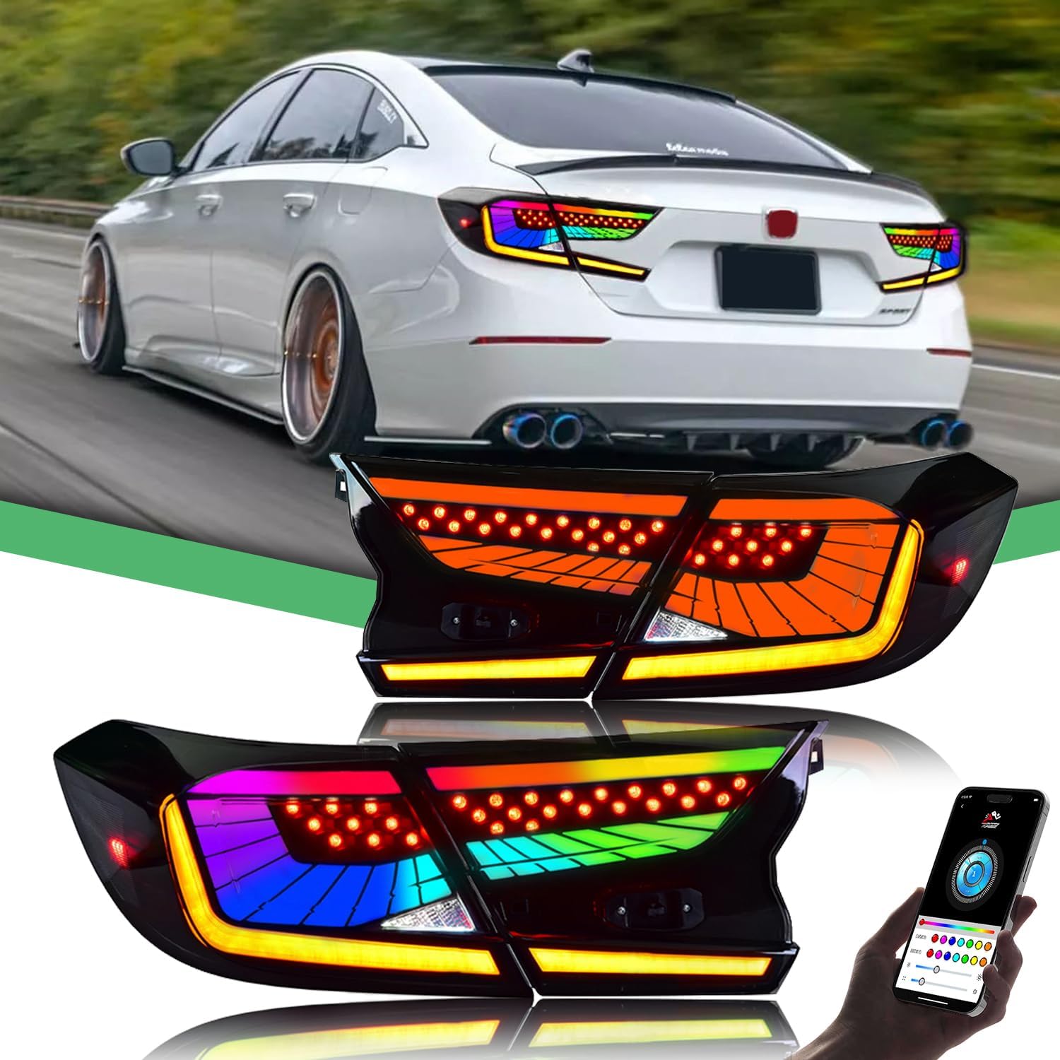 TSP LED Tail Lights for 2018-2022 Honda Accord [CV1/CV2]