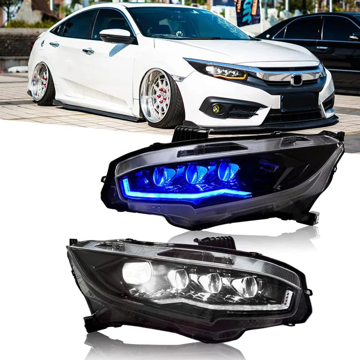 TSP LED Head Lights for 2016+ Honda Civic [FC/FK]