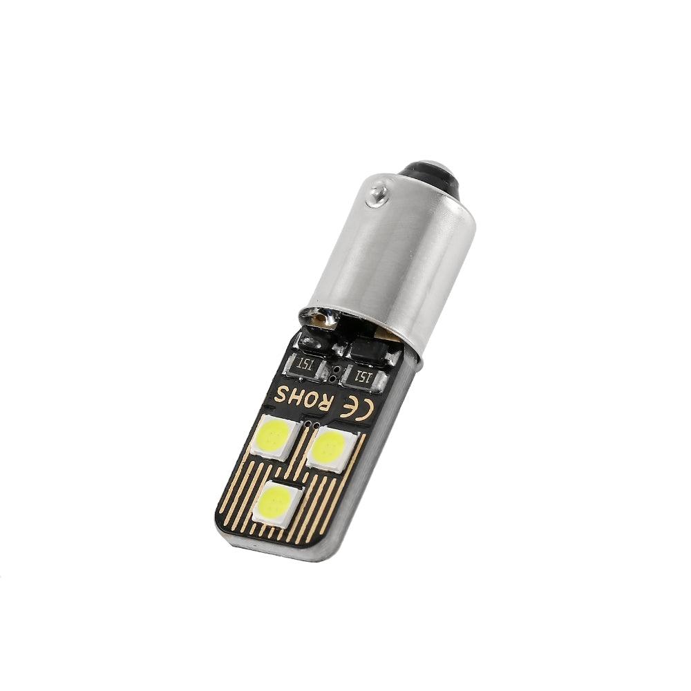 Auxbeam BA9S / BA9 / 1895 / 1891 / 53 / 57 White LED Bulbs – Interior Dome, Map, License Plate, Glove Box Lights (10 Pack)
