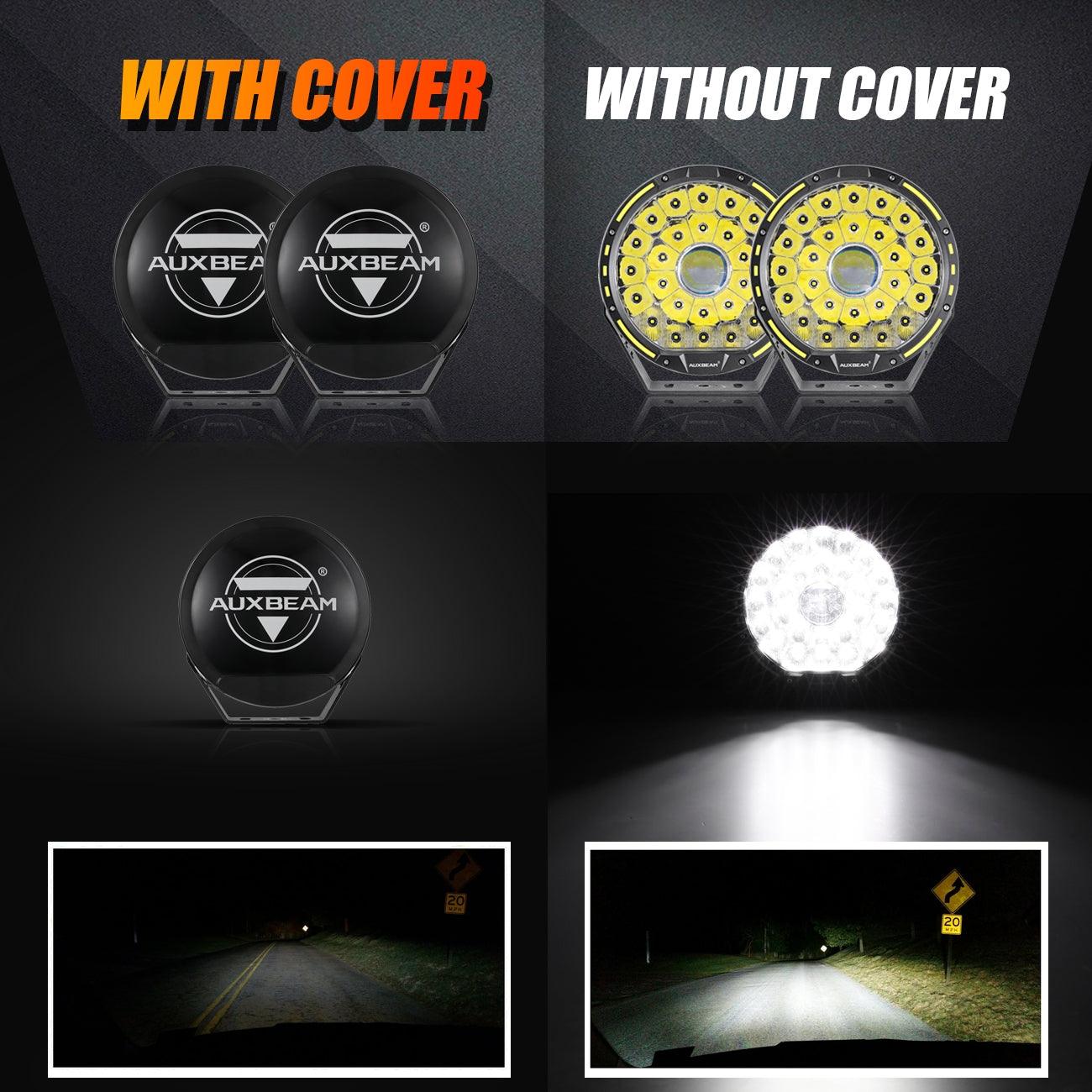 Auxbeam 360-PRO Series 9" LED Off Road Driving Lights – 270W, 37,776LM