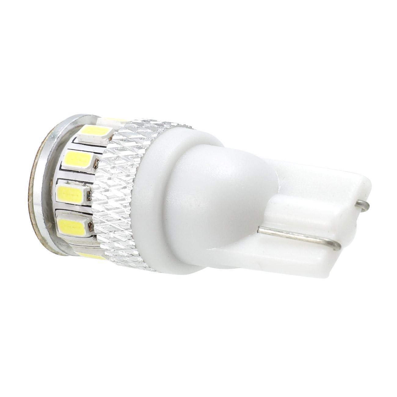Auxbeam 168 / 2825 W5W T10 LED Bulbs – License Plate, Side Marker & Interior Lights, 4W, 6500K White, 300% Brighter, CAN-Bus Error-Free
