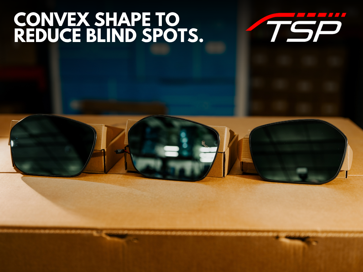 TSP Wide Angle Anti-Glare Side Mirrors for 22-26 Honda Civic & 26+ Honda Prelude