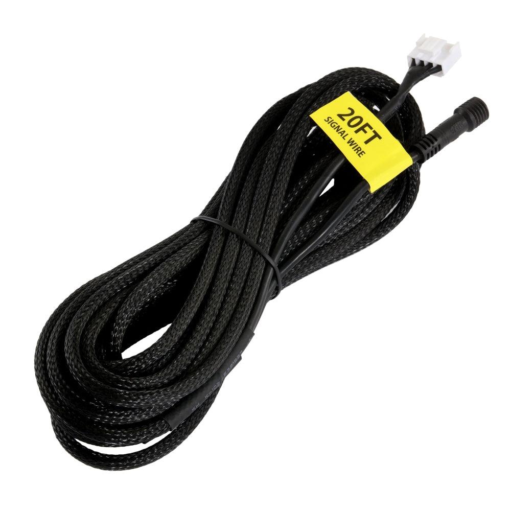 Auxbeam 20FT Wiring Harness Extension Cable – For 8-Gang Switch Panel Controllers (Not Compatible with BB80/GB80/BC60/GC60)