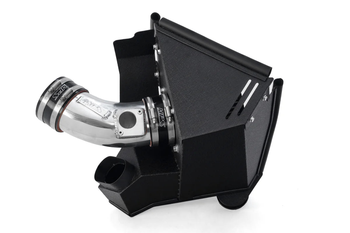 HPS Performance Air Intake Kit with Heat Shield, Polished, 827-607P