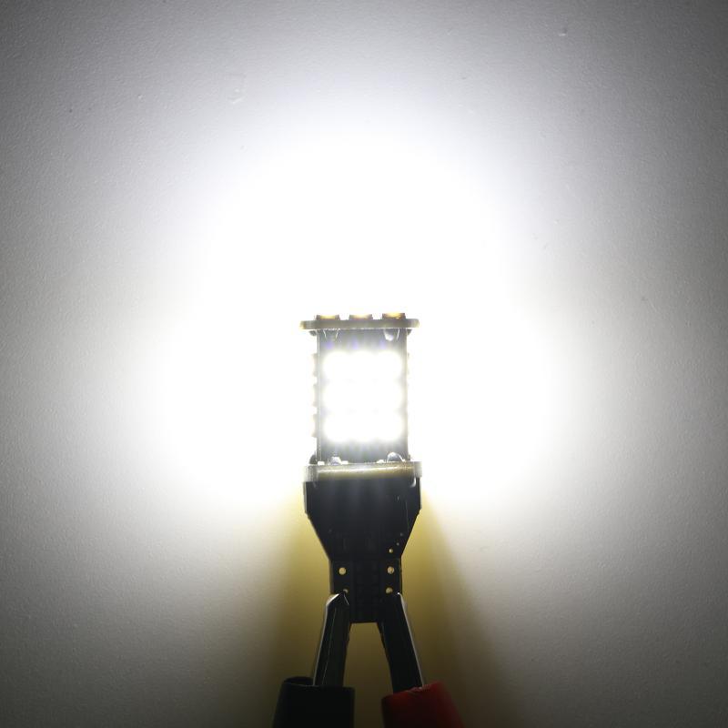 Auxbeam 912/921 T15 W16W LED Backup, Brake & Tail Light Bulbs – 10W, 6500K White, 300% Brighter, CAN-Bus Error-Free (2 Pack)