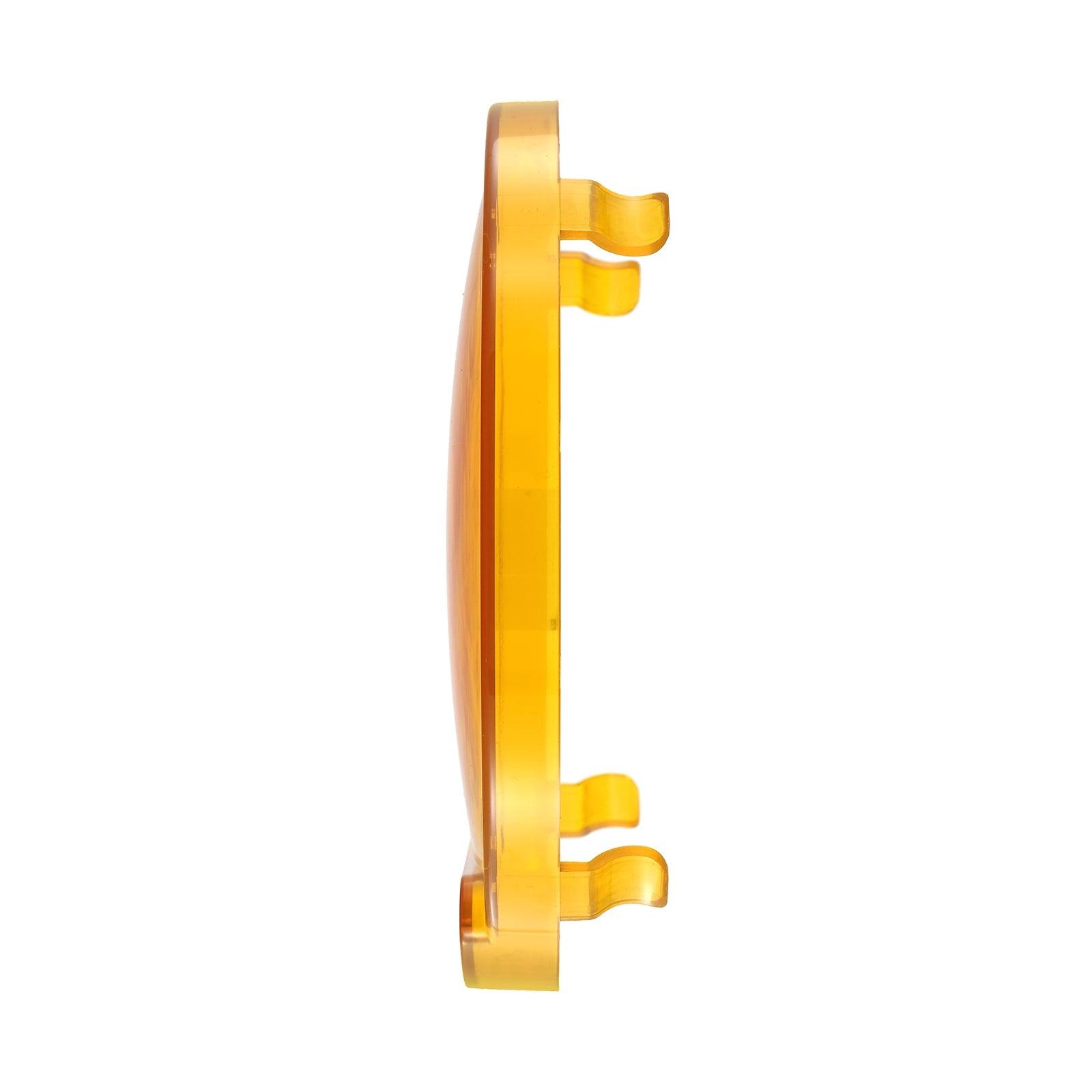 Auxbeam 9" Round LED Light Covers – Amber (2-Pack)