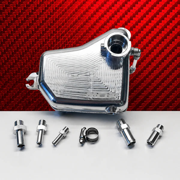 MDR Industries Billet Expansion Tank for 2017+ Honda Civic Type R / 2024+ Acura Integra Type S / 2017-2020 Honda Civic Si [FC1/FC3/FK8/FL5/DE5]