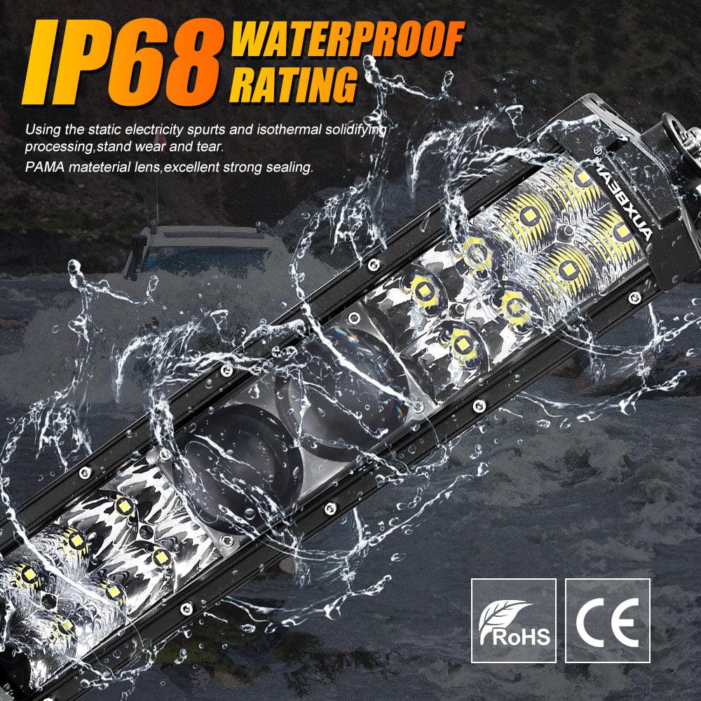Auxbeam 5D-PRO Series 12" LED Light Bar – 12,000LM, Spot Beam, Off-Road