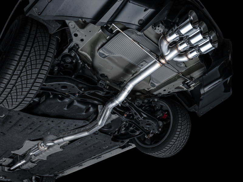 AWE Tuning Track Edition Exhaust w/ Triple Chrome Silver Tips for 2023+ Acura Integra Type S [DE5]
