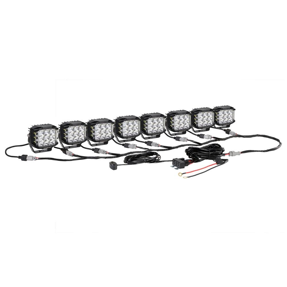 Auxbeam 8-LED Pod Light Wiring Harness Kit – 3-Pin DT Plug
