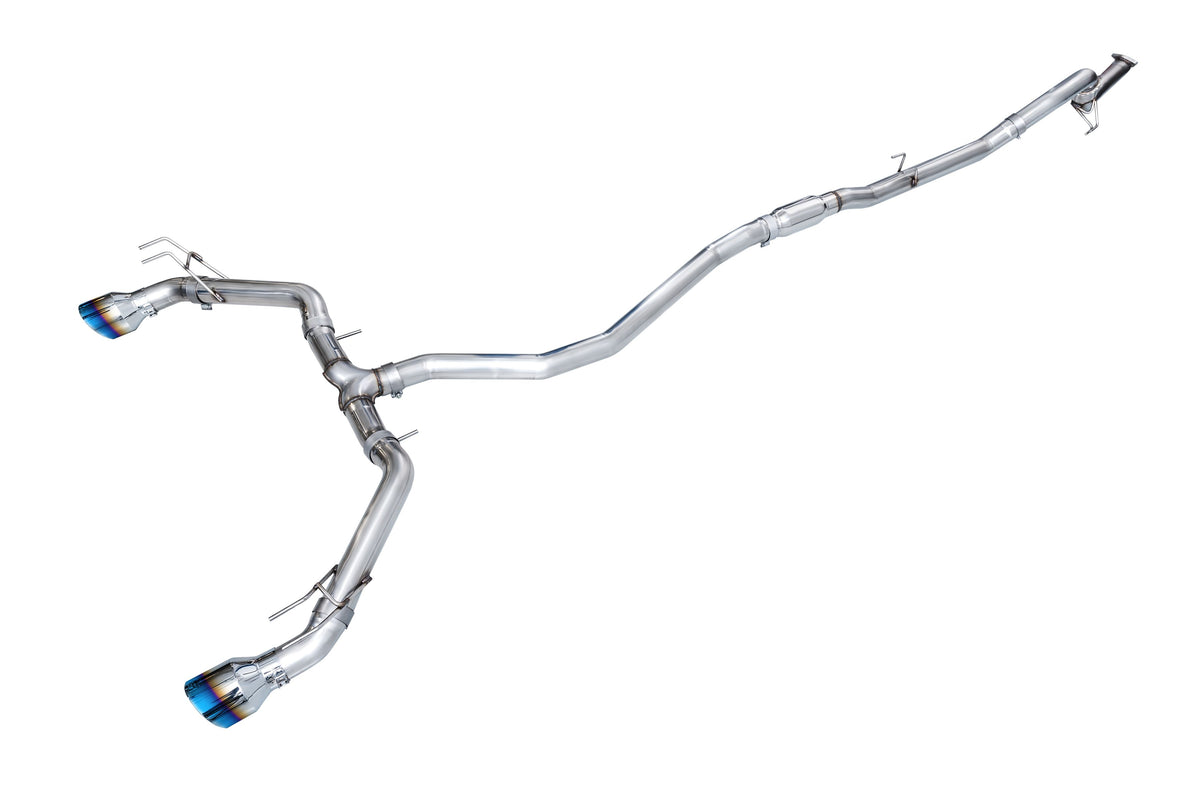 AWE Tuning Track Edition Exhaust w/ Dual Vapor Blue Tips for 2022+ Honda Civic Si / 2023+ Acura Integra 1.5T [FE1/DE4]