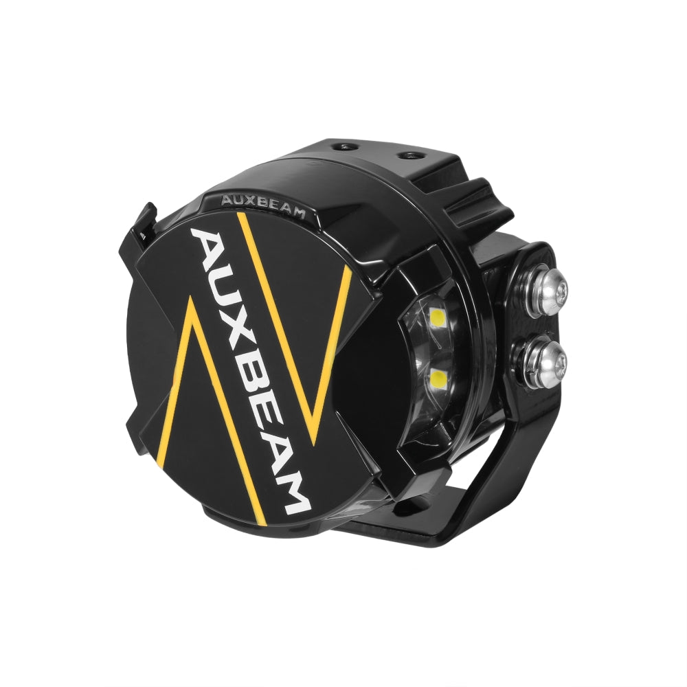 Auxbeam V-ULTRA Series 3" LED Side Shooter Pods – 108W, White, Amber DRL