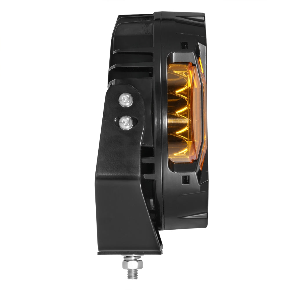 Auxbeam V-ULTRA Series 9" LED Side Shooter Driving Lights – 300W, Amber, Amber DRL