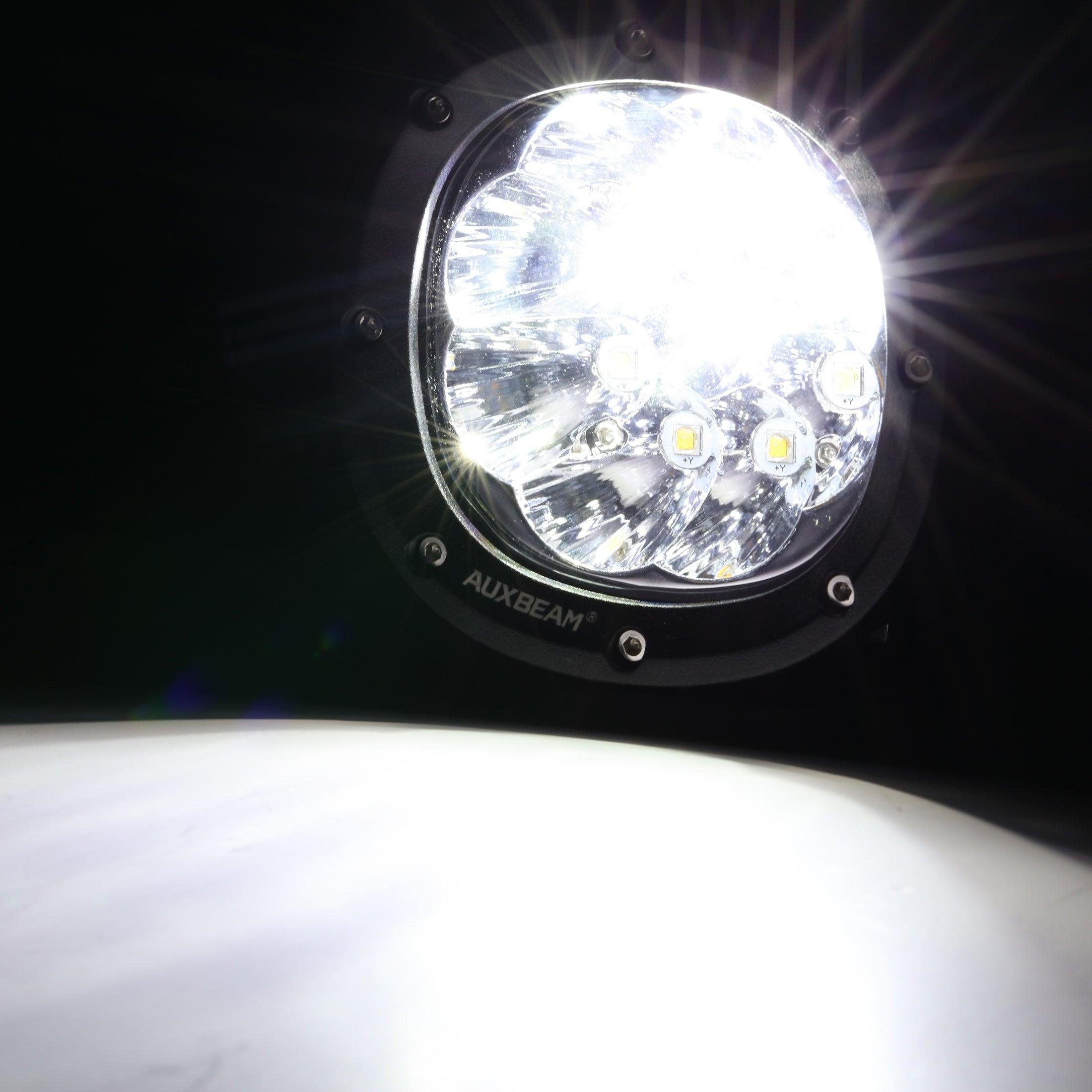 Auxbeam P4 Series 4" LED Driving Lights – 90W, 9,000LM, 6 Modes