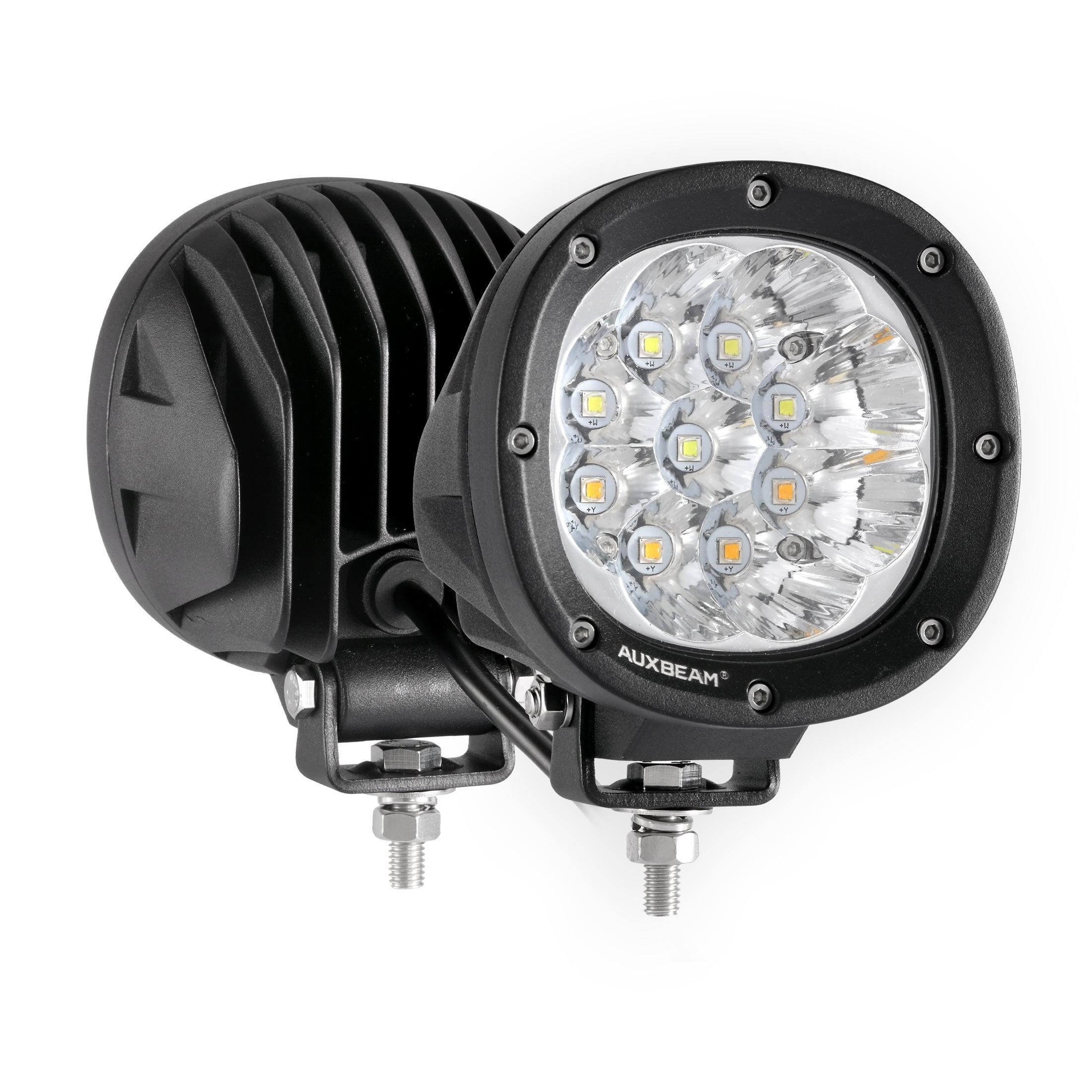 Auxbeam P4 Series 4" LED Driving Lights – 90W, 9,000LM, 6 Modes