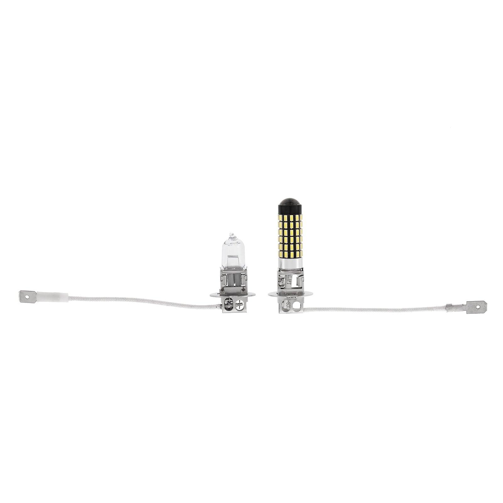 Auxbeam H3 LED Fog Light & DRL Bulbs – 6W, 2000LM, 6500K White (2 Pack)