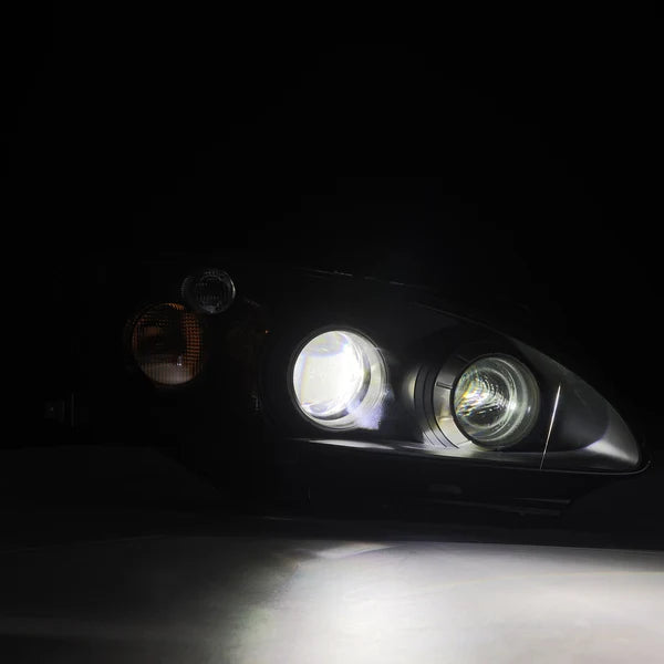 AlphaRex LUXX-Series LED Projector Headlights (Black) for 1999-2009 Honda S2000 [AP1/AP2]