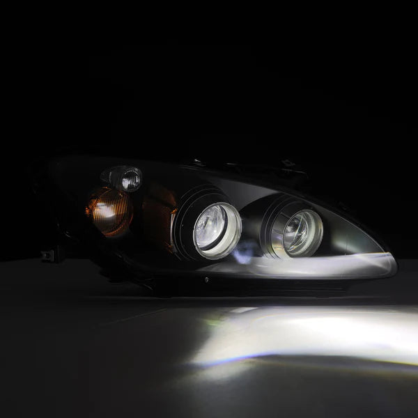 AlphaRex LUXX-Series LED Projector Headlights (Black) for 1999-2009 Honda S2000 [AP1/AP2]